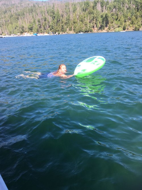 Melissa swimming